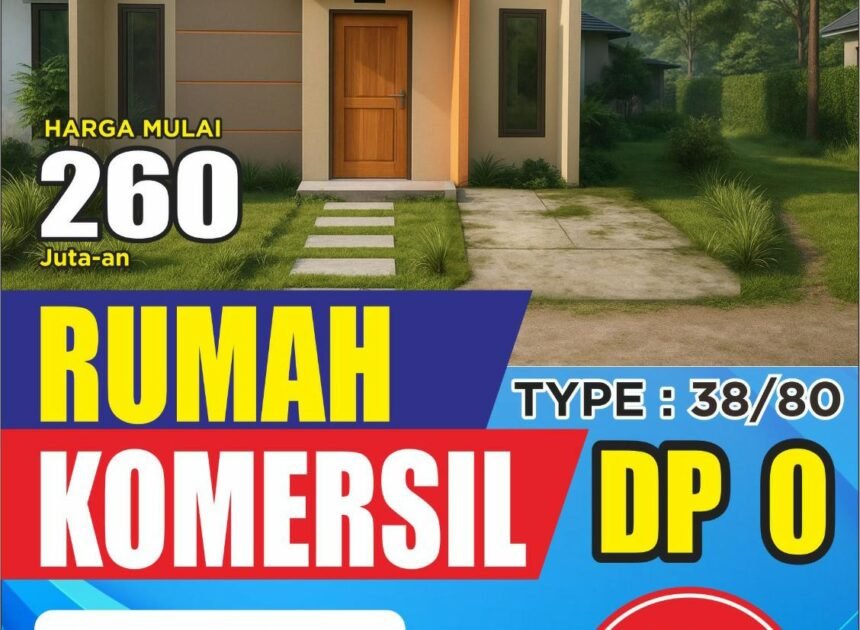 Rumah siap huni hanya 260 jutaan